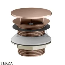 Keuco Донный клапан незапираемый 59904290000, красное золото шлифованное