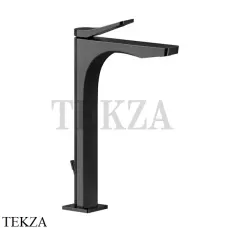 Gessi RILIEVO Смеситель для раковины высокий, с донным клапаном 59003-706, Black Metal