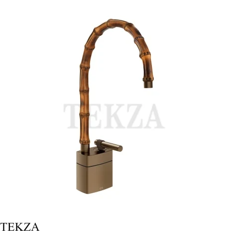 Gessi Jacqueline Смеситель для раковины средний, без донного клапана 77029-761, бронза Coffee
