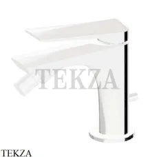 Newform Delta Zero Смеситель для биде, с донным клапаном 72225.01.014, белый матовый