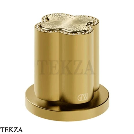 Gessi Ludovica Смеситель-рычаг управления для излива crystals 76300-716, золото Brushed
