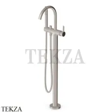 Zucchetti Isy22 Смеситель для ванны напольный, внешняя часть ZIS748.C3, brushed nickel