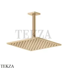 Gessi RILIEVO Потолочная душевая лейка с кронштейном 59155-735, Warm Bronze PVD