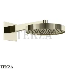Gessi Inverso RIGATO Верхняя душевая лейка с кронштейном 30 см 63568-720, Nickel PVD