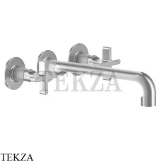 Gessi INCISO+ Смеситель для раковины на 3 отверстия, длинный, внешняя часть 58192-031, хром глянец