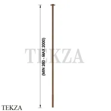 Gessi Incastri Излив для раковины потолочный, под размер 75199-708, Copper Br. PVD