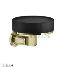 Gessi INCISO accessories Мыльница настенная, композит черный 58502-710, Brass PVD
