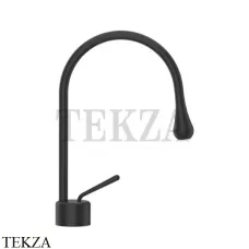 Gessi Goccia Смеситель для раковины, без сливного гарнитура 33601-299, черный матовый
