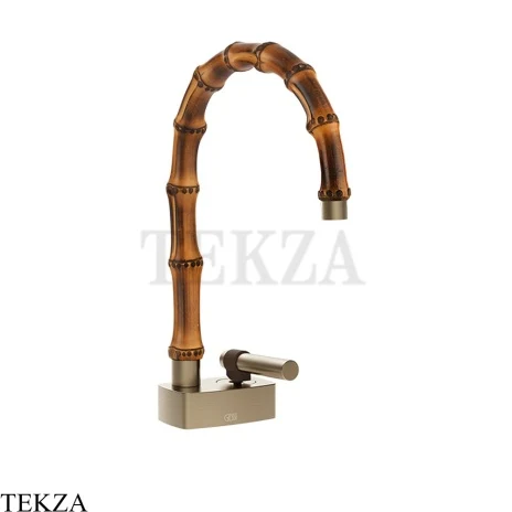 Gessi Jacqueline Смеситель для раковины, без донного клапана 77001-149, нерж. сталь Brush / никель Brushed