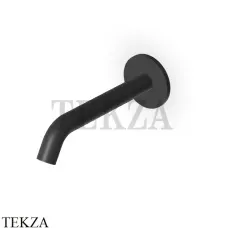 Zucchetti Pan Излив для ванны настенный 16 см Z92183.N6, черный матовый
