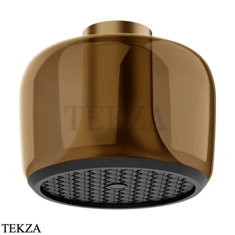 Gessi Haute Culture Shower Потолочная душевая лейка со светодиодной подсветкой 57410-726, бронза Brushed