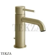 Gessi 316 FLESSA Смеситель для раковины, с донным клапаном 54001-727, Brushed Brass