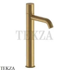 Fantini Nostromo Смеситель для раковины высокий, без донного клапана 50Q7E906WF, Pure Brass PVD