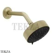 Gessi VENTI20 Верхний душ 129 с настенным креплением 65158-727, Brass Br. PVD