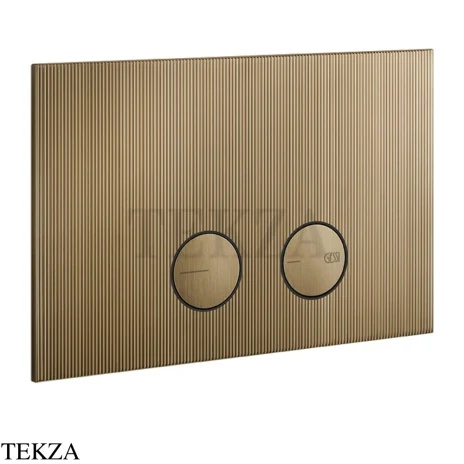 Gessi Total look Клавиша смыва для инсталляции Geberit Sigma 8 и Sigma 12, 54671-791, Deep Bronze Brushed PVD