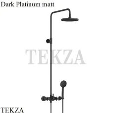 Dornbracht TARA Душевая стойка с двухкомпонентным смесителем (без ручного душа) 26633892-33, черный матовый