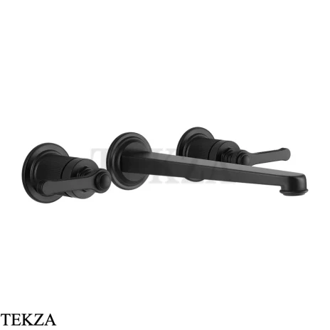Gessi VENTI20 Смеситель для раковины на 3 отв. длинный, внешняя часть 65090-299, Black XL