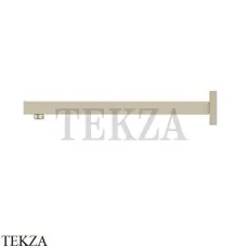 Newform Кронштейн для душа квадрат настенный L=350 27674.59.098, PVD Br. Pale Gold