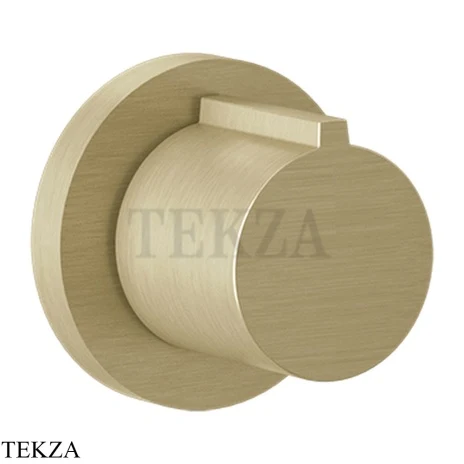 Gessi Ingranaggio-Anello Запорный вентиль, внешняя часть 43268-727, Brushed Brass PVD