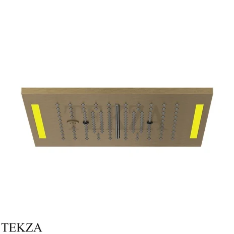 Gessi COLOUR Накладная душевая панель 350, 4 функции 57876-713, Antique Brass