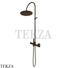 Zucchetti Helm Душевая колонна с термостатом ZHE758.XP21, brushed chocolate PVD