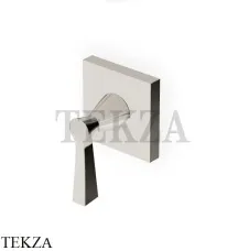 Zucchetti Bellagio Вентиль на 2-3 потребителя, внешняя часть Z94585.C8, nickel глянец