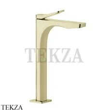 Gessi RILIEVO Смеситель для раковины высокий, без донного клапана 59004-710, Brass PVD
