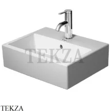 Duravit Vero AIR Раковина подвесная или на тумбу, с переливом 0724450000, белый глянец