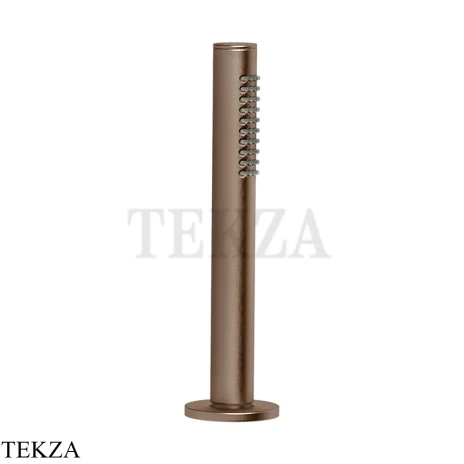 Gessi Душевой комплект на борт ванны, шланг, держатель 63327-708, медь Brushed