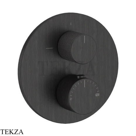Gessi ANELLO Термостат для душа, 2 потока, внешняя часть 63135-187, Aged Bronze