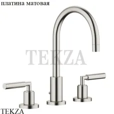 Dornbracht TARA Смеситель для умывальника 165, с донным клапаном 20713882-06, платина матовая