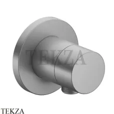 Keuco IXMO Вентиль запорный с выводом для шланга, круг 59541170101, алюминий finish