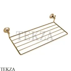 Nicolazzi CLASSICI Полочка-решетка для полотенец 1499OS, Brushed brass