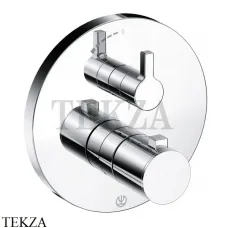 Kludi NOVA FONTE Puristic Термостат для душа, 1 поток, внешняя часть 208350515, хром глянец