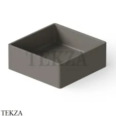Dea Design Washbasins Раковина настольная квадратная Solid Surface DD9008 400 3, Grey №3