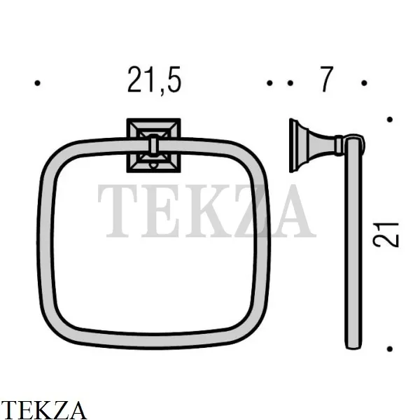 Colombo Portofino Полотенцедержатель-кольцо B3231.CR, хром глянец