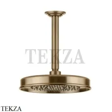 Gessi VENTI20 Верхний душ 200 с потолочным креплением 65152-726, Warm Bronze Br Gessi VENTI20 Верхний душ 200 с потолочным креплением 65152-726, Warm Bronze Br