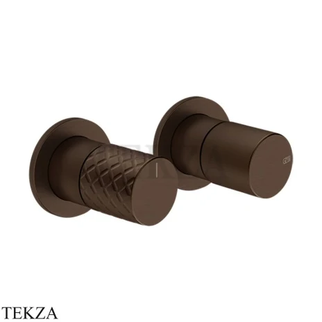 Gessi Habito INTRECCIO Смеситель для душа с переключателем 2 потока ванна-душ 70179-845, Dark Bronze