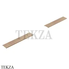 Gessi Shower G Drains Боковая крышка 70см для сливной фитинга, 67053-726, Warm Bronze Br. PVD