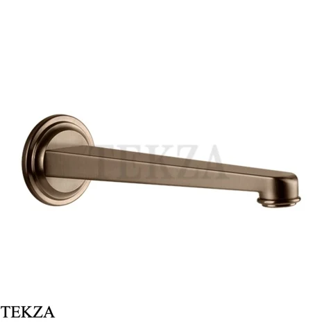 Gessi VENTI20 Излив настенный для раковины 21,5 см 65102-761, Coffee Bronze Br. PVD