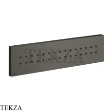 Gessi Rettangolo shower Боковая форсунка длинная 32975-707, Black Metal Brushed PVD