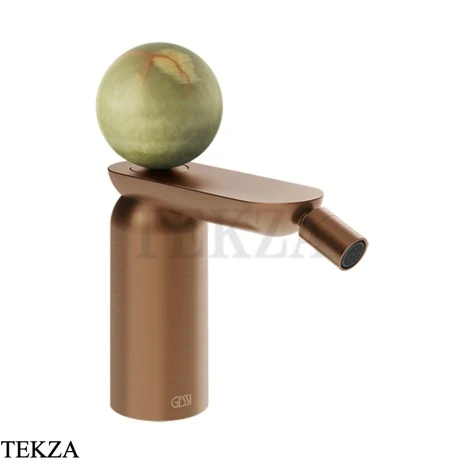 Gessi Perle Смеситель для биде без донного клапана 74568-708, медь Brushed