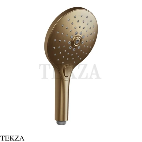 Gessi Shower Душевая лейка 3-х позиционная с кнопкой select 47351-791, Deep Bronze Brushed PVD