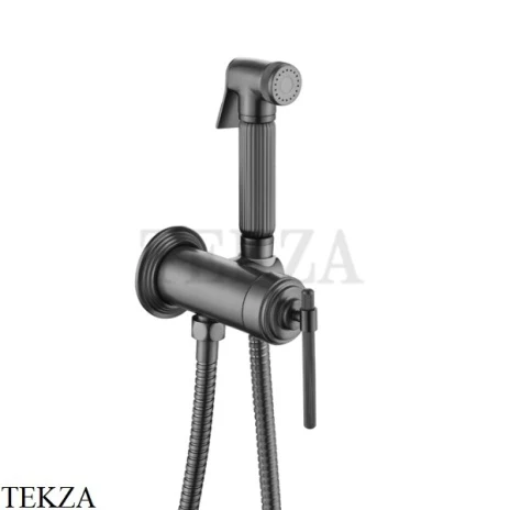 Boheme ETERNA Гигиенический душ в комплекте со смесителем 177-GM, Gun Metall