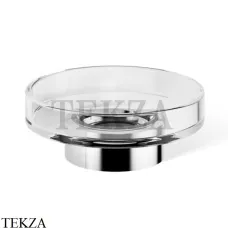 Decor Walther Century STS мыльница настольная, стекло прозрачное 0587400, хром глянец