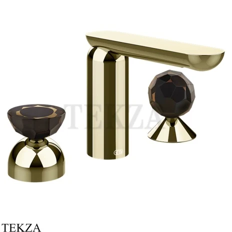 Gessi Perle Смеситель для раковины на 3 отв., без гарнитура 74828-710, шампань глянец