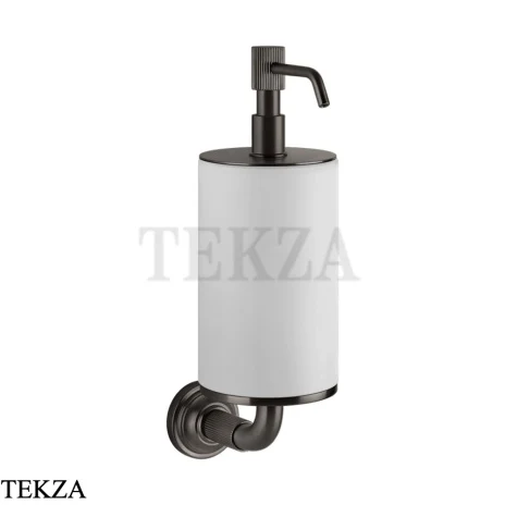 Gessi VENTI20 Дозатор для жидкого мыла настенный белый 65413-707, Black Metal Brushed PVD