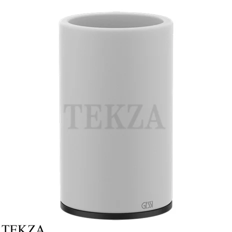 Gessi 316 ACCESSORIES Стакан для зубных щеток настольный, композит белый 54731-299, Black XL