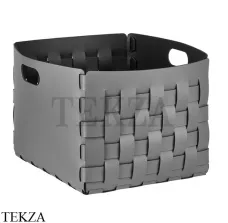 ADJ Bottega Корзина-ёмкость для аксессуаров 35x40 см 1048.03/01, серый/черный