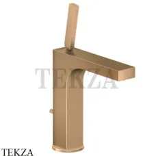 Axor Citterio Смеситель для раковины 160, с донным клапаном 39031140, Brushed Bronze